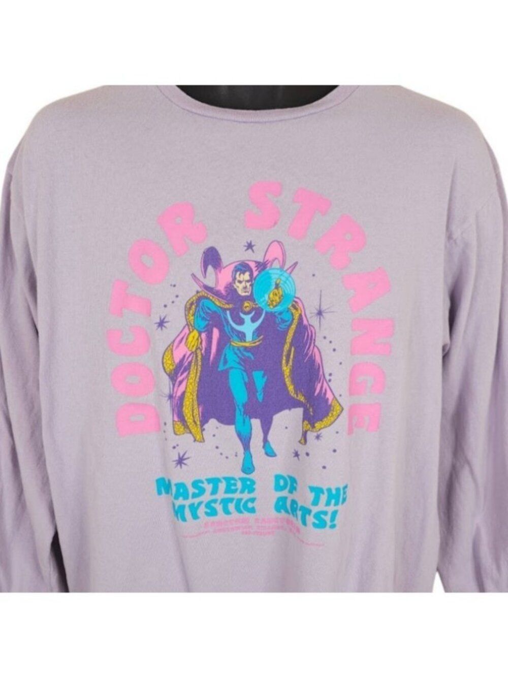 Doctor Strange T Shirt Mens Size Medium Purple Marvel Comics RELAXED Fit
